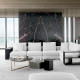 NOVA Natural Marble Coffee Table, White NOVA Natural Marble Coffee Table, White